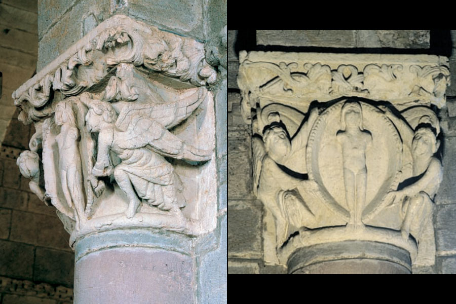 Capitel del Arco Triunfal y Angel